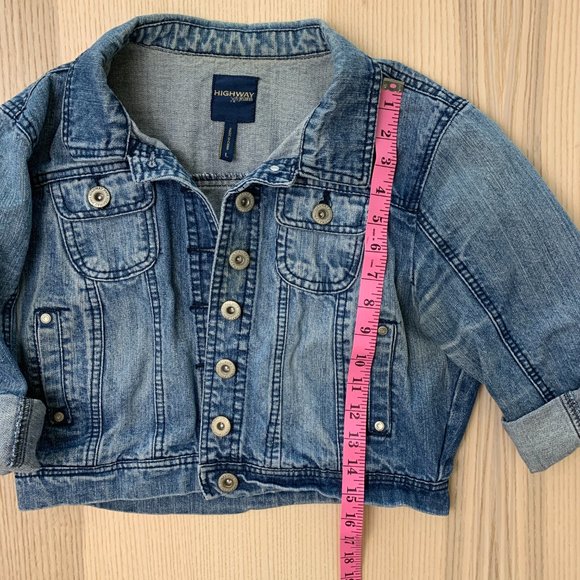 Highway Jeans Cropped Denim Jacket - Picture 3 of 7